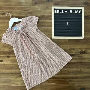 Bella Bliss Nottingham Plaid Willa Shift Short Sleeve Dress Preppy Classic 7